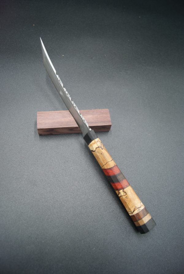 Cuisine Shirasaya VG10 ébène, hêtre, cocobolo, wengé