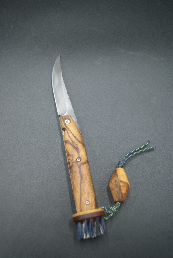 Pliant liner lock champi bois serpent