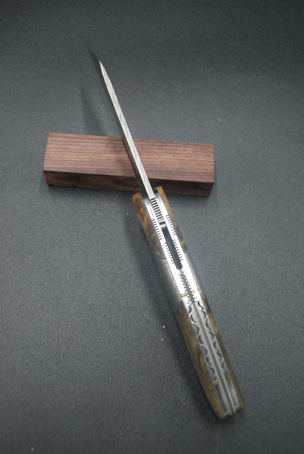 P93-Liner damas mosaïque et marronnier