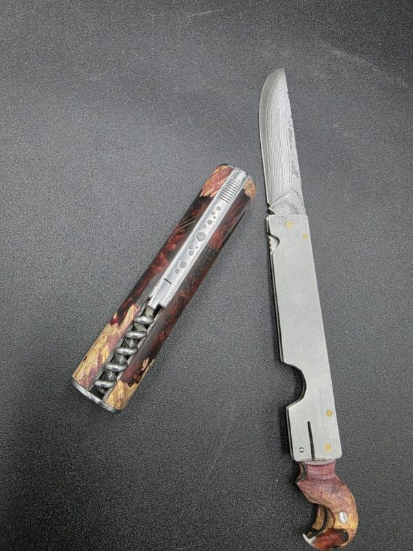 T31-Tonneau sommelier VG10 chardon rouge