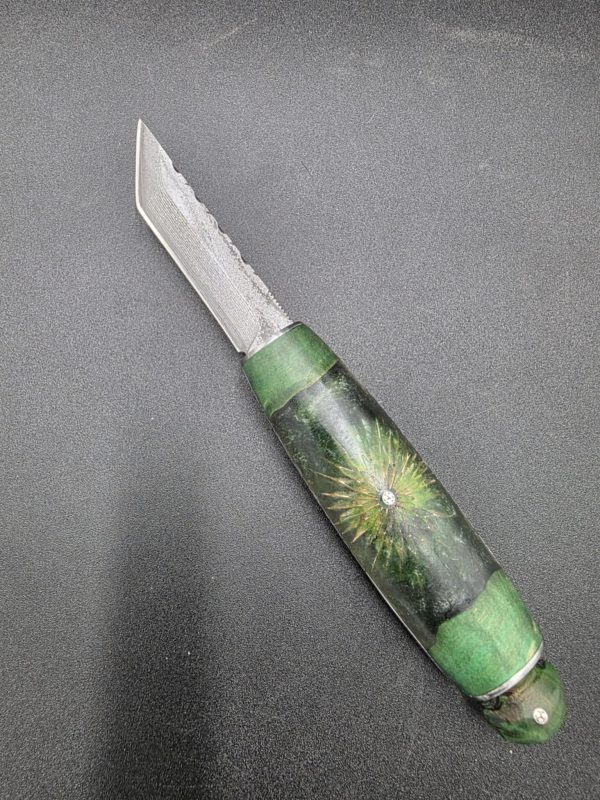 T32-Tonneau VG10 chardon vert