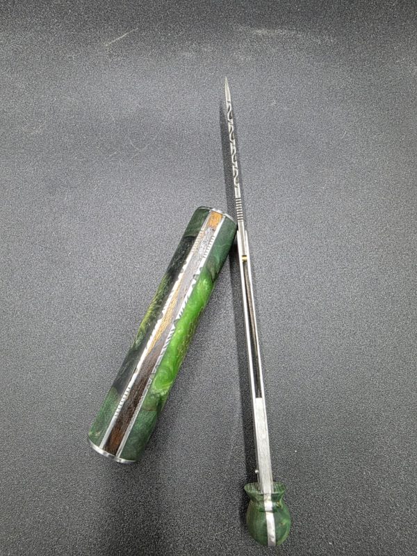 T32-Tonneau VG10 chardon vert
