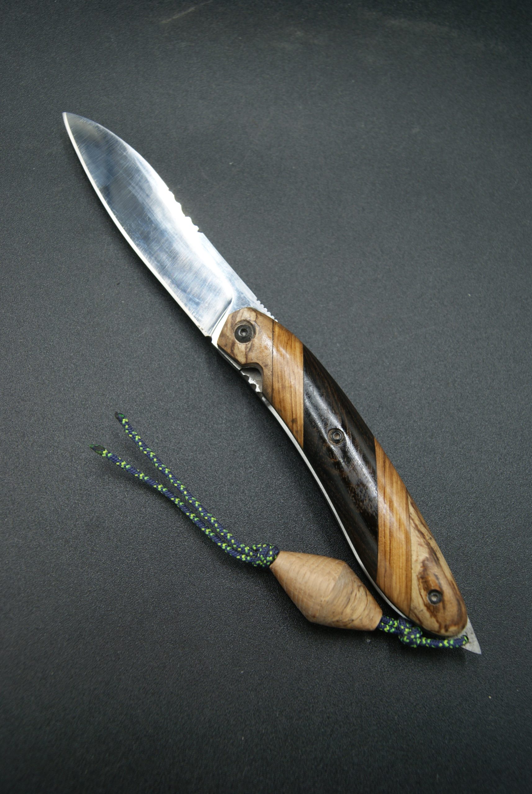 P101-Liner inox hêtre, olivier et ziricote