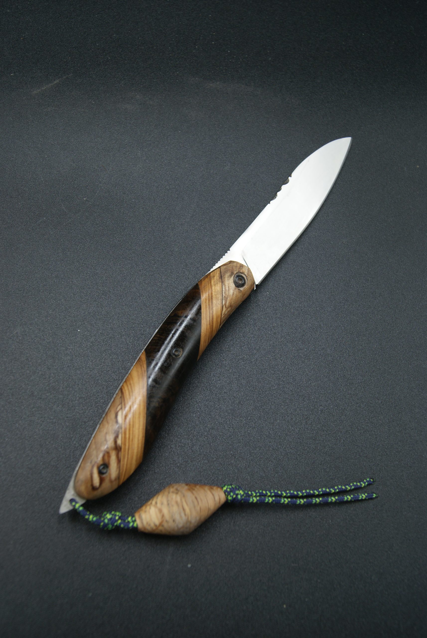 P101-Liner inox hêtre, olivier et ziricote