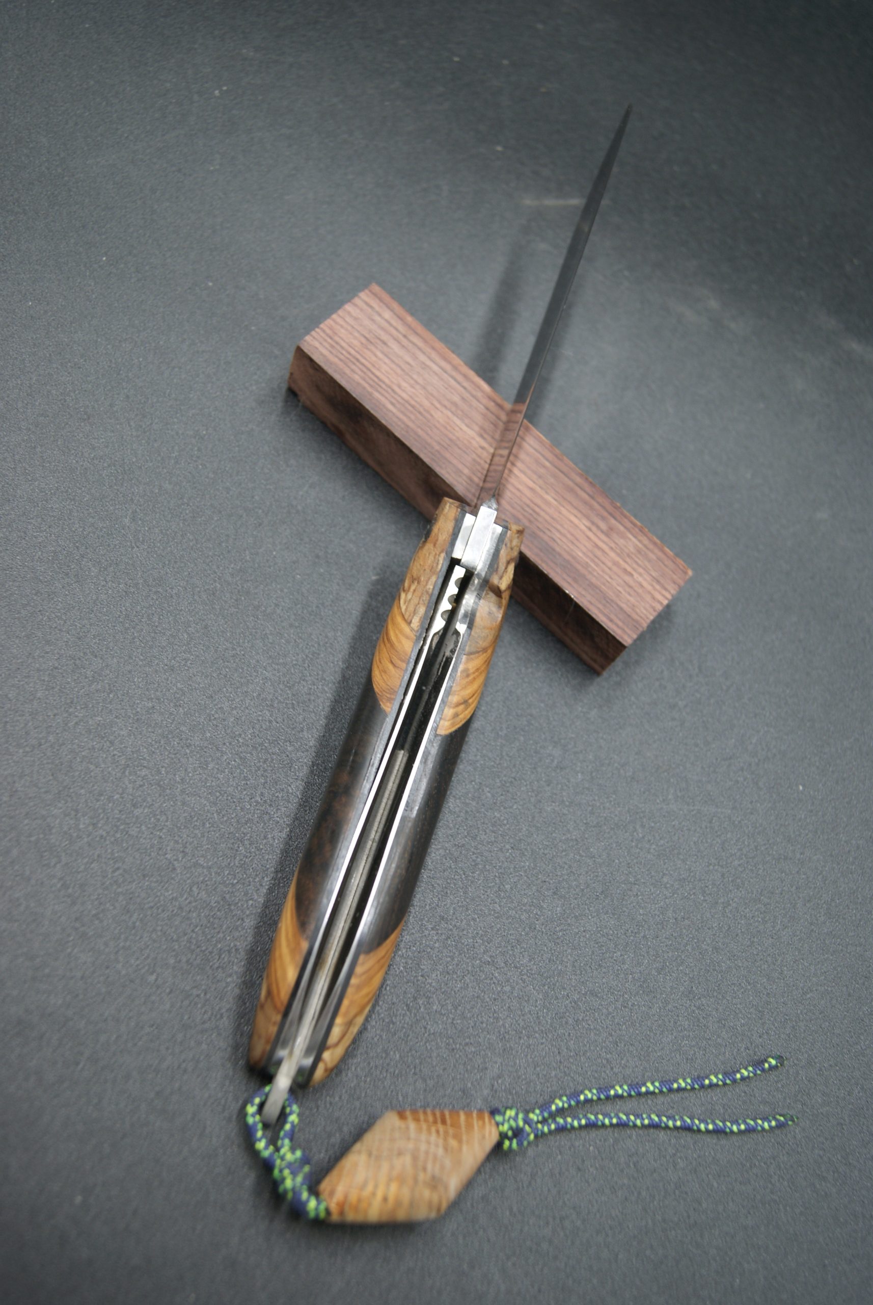 P101-Liner inox hêtre, olivier et ziricote