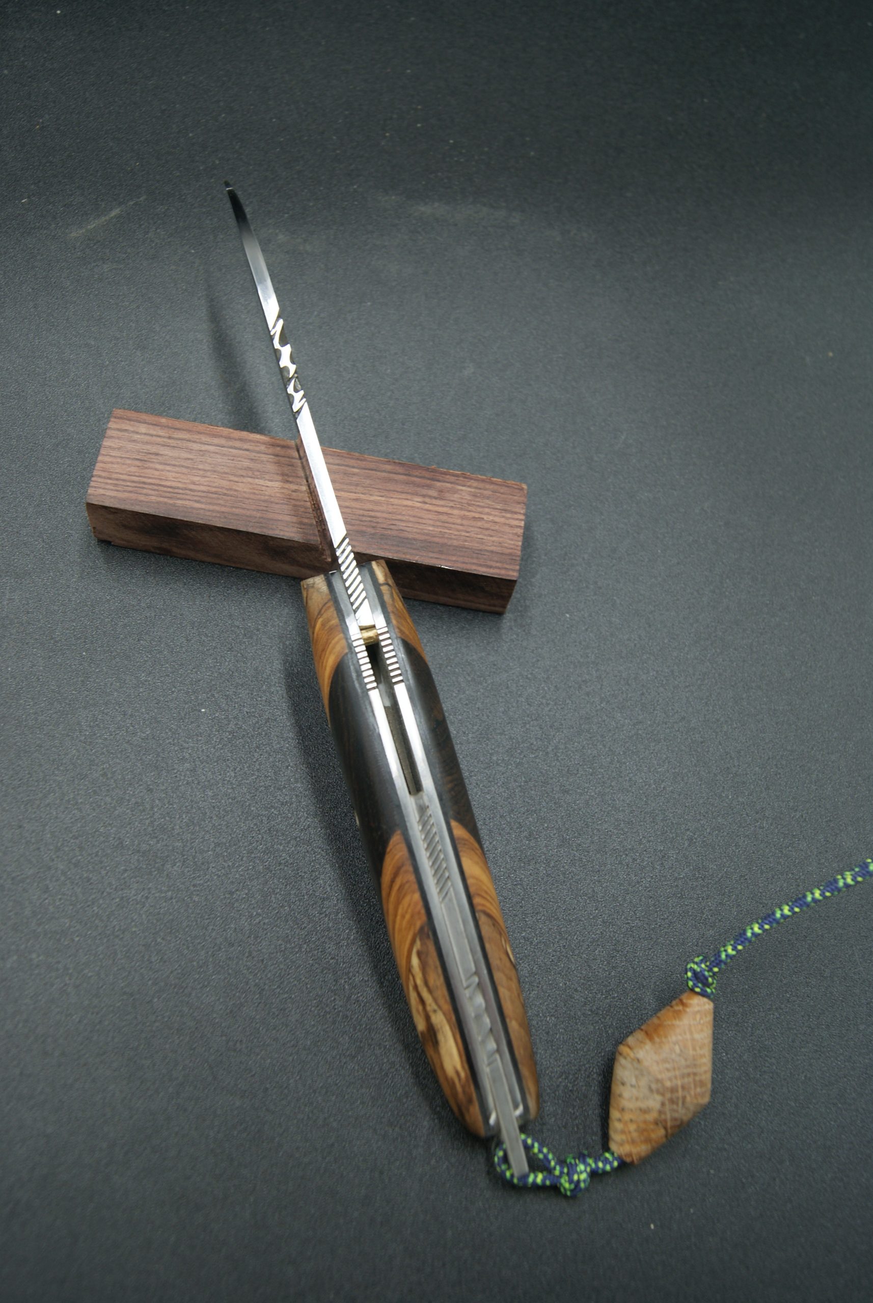 P101-Liner inox hêtre, olivier et ziricote