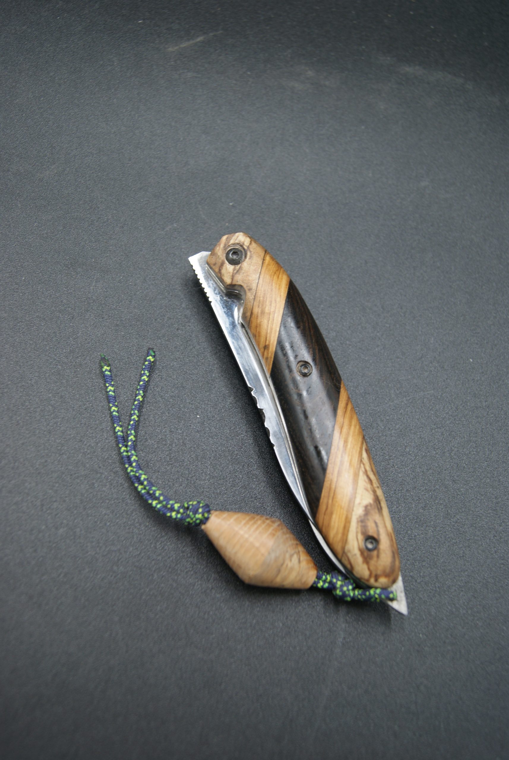 P101-Liner inox hêtre, olivier et ziricote